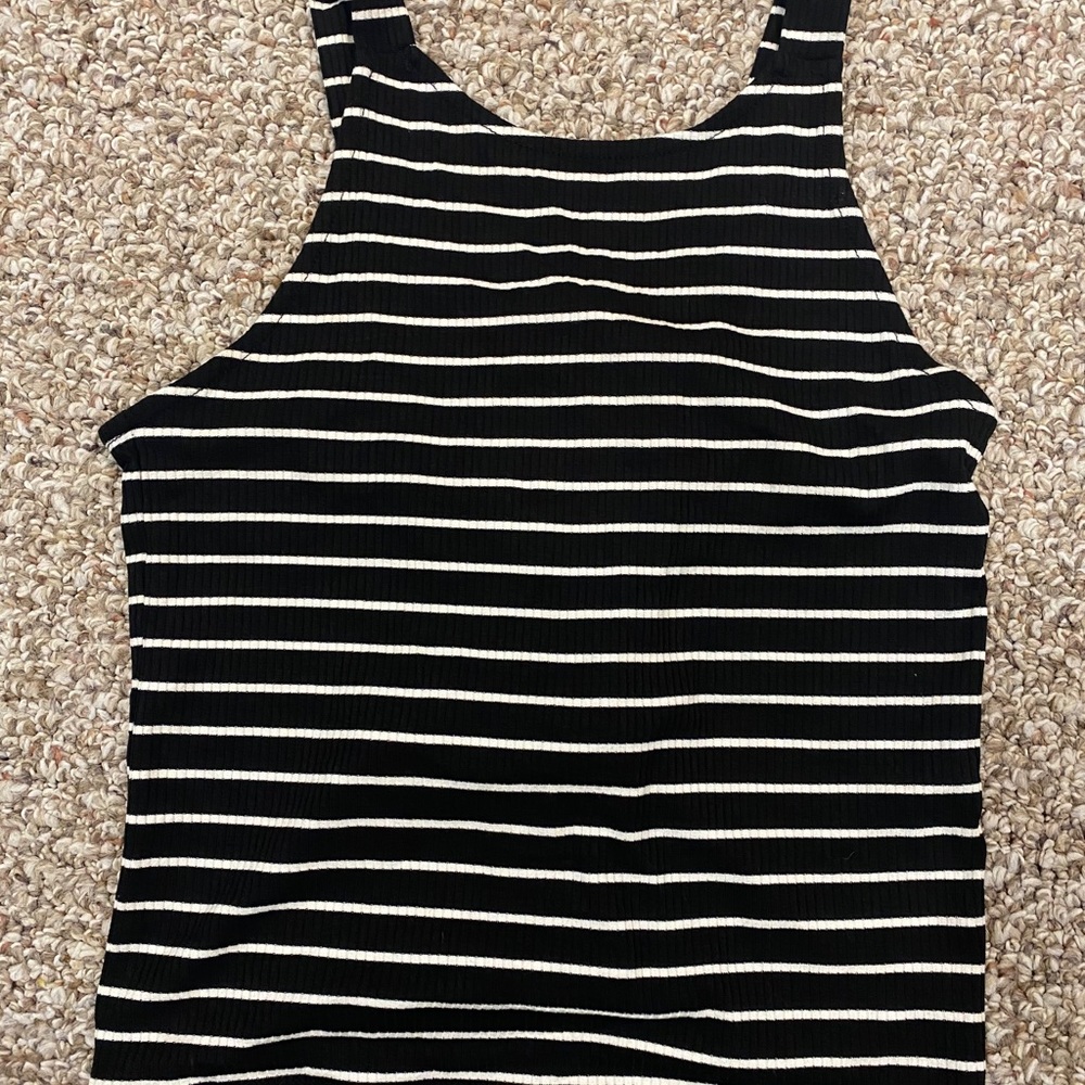 STRIPED AMERICAN EAGLE TIE UP TANK TOP